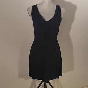 Lola Woman's Dark Blue Sleeveless Summer Dress, Size:  S